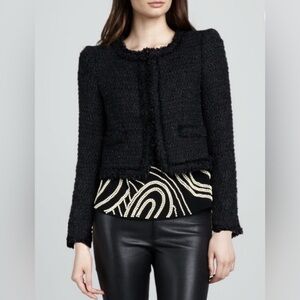 Express Black Textured Women's Blazer